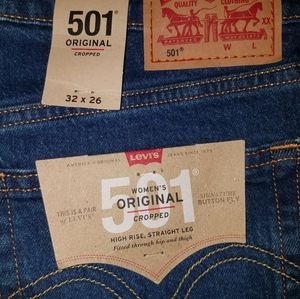 Women's Levi's Original Cropped 501 Jeans